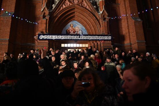 Catholics celebrate Christmas
