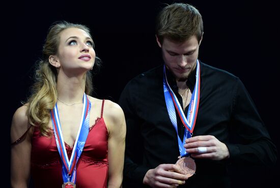 Russian Figure Skating Championships. Award ceremony