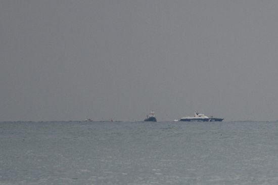 Russian Defense Ministry's TU-154 aircraft crash site in Sochi