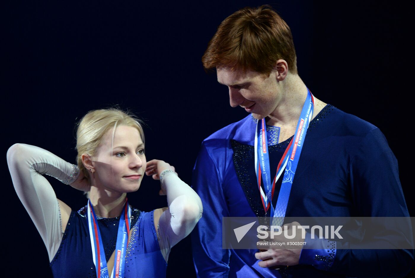 Russian Figure Skating Championships. Award ceremony