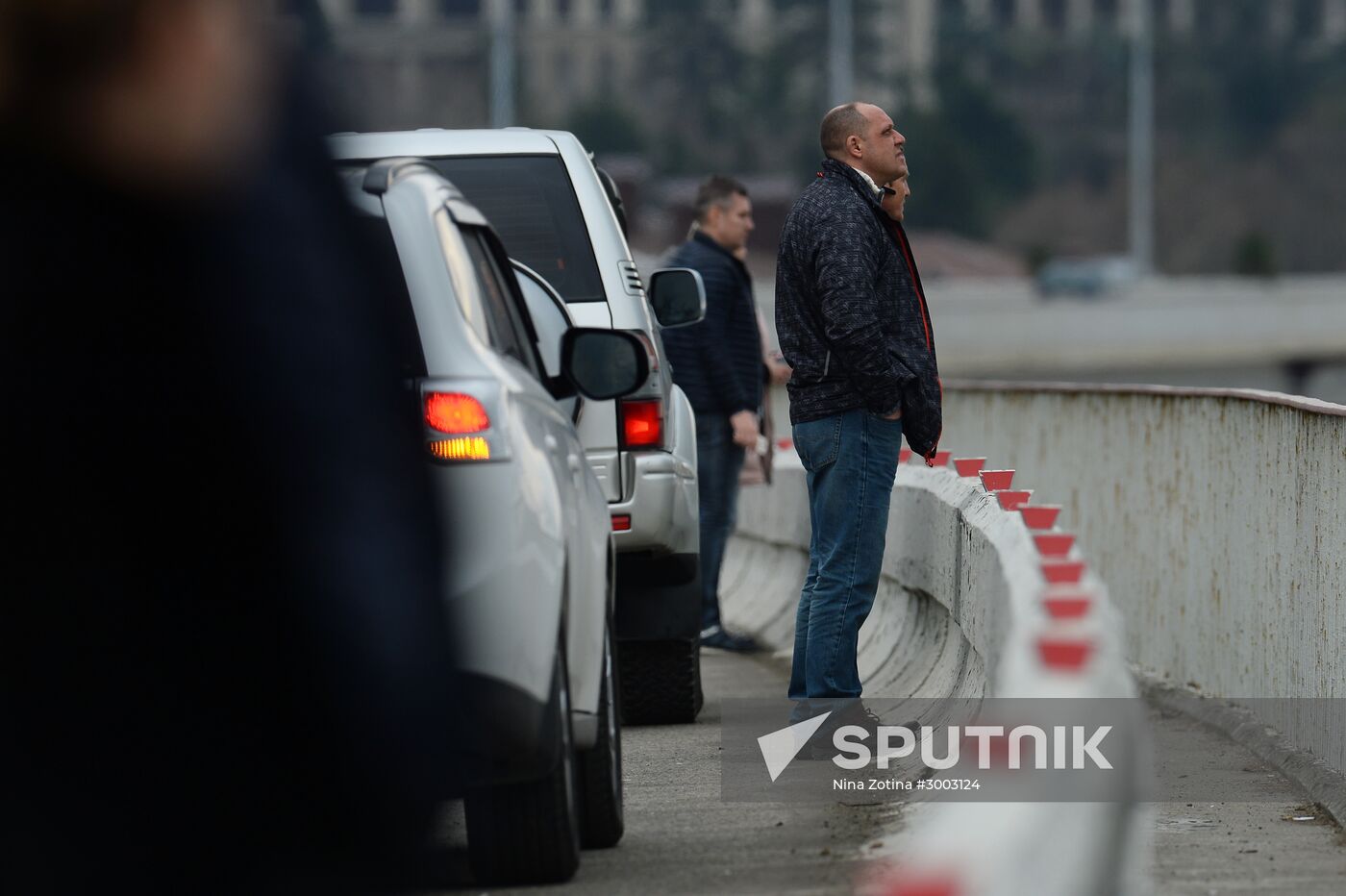 Rescue operation at Russian Defense Ministry's TU-154 crash site in Sochi