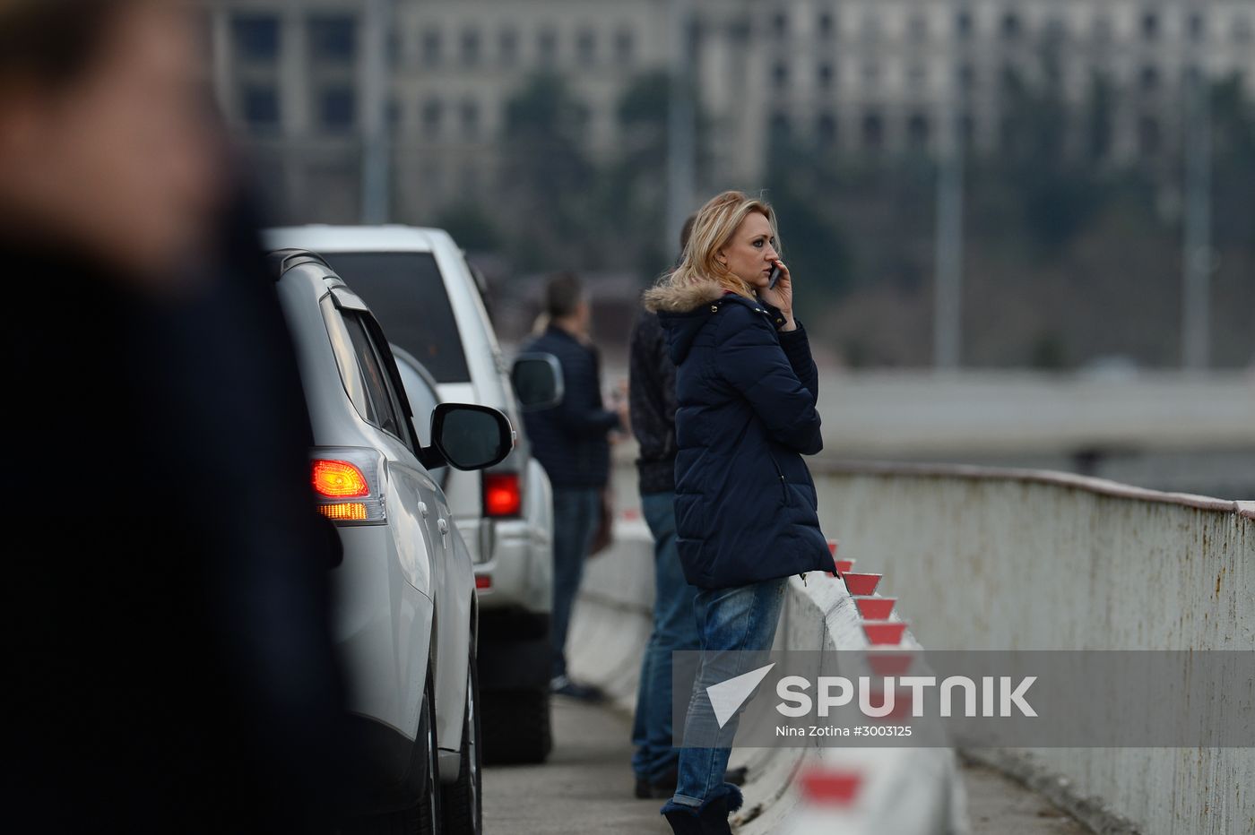 Rescue operation at Russian Defense Ministry's TU-154 crash site in Sochi