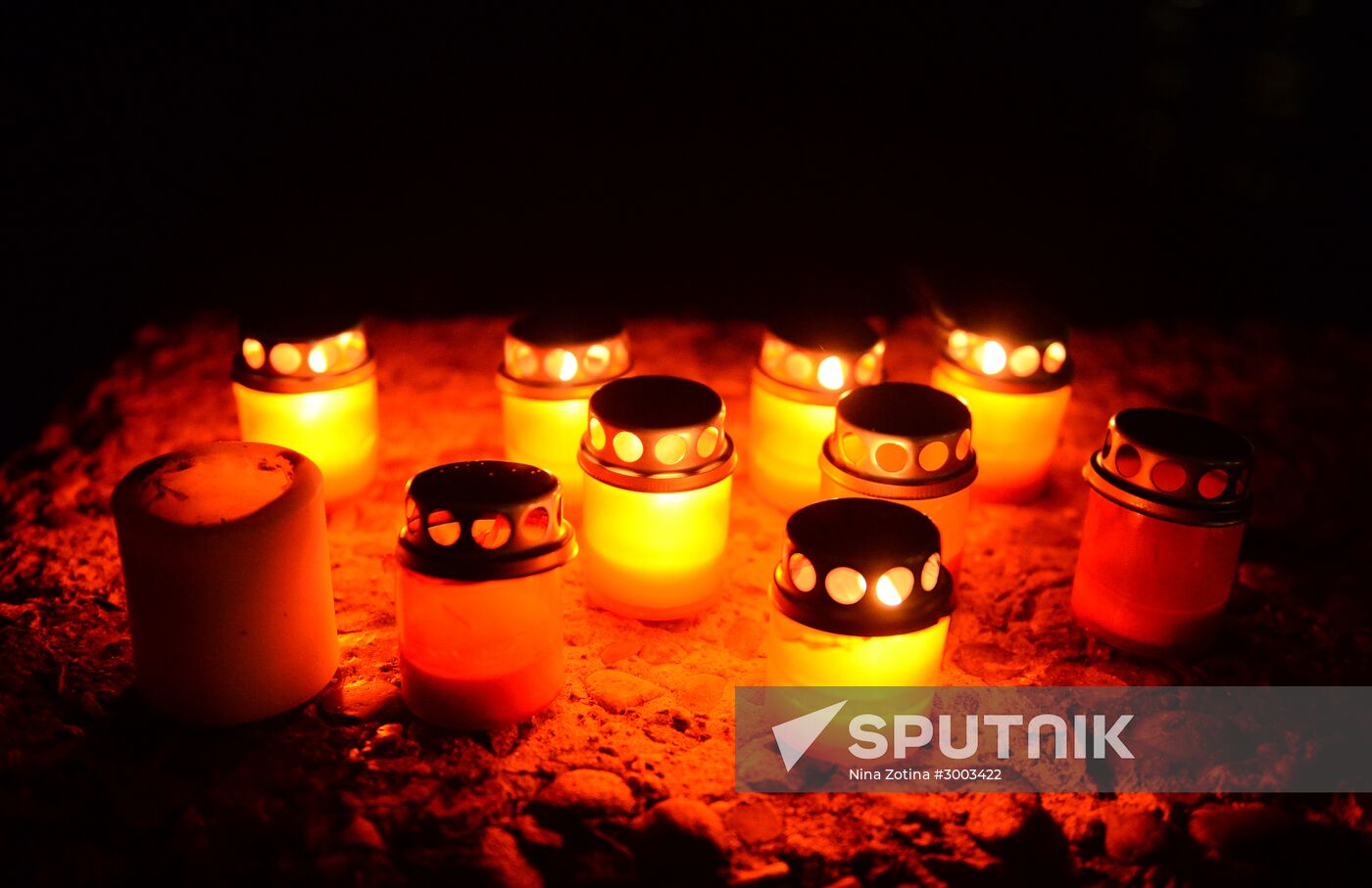 Vigil in memory of Sochi air crash victims