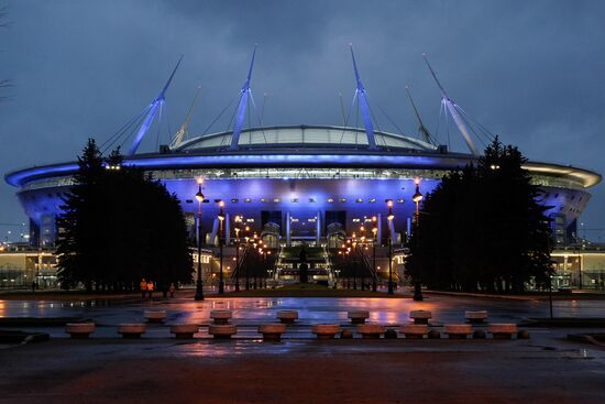 Illumination of Krestovsky Stadium
