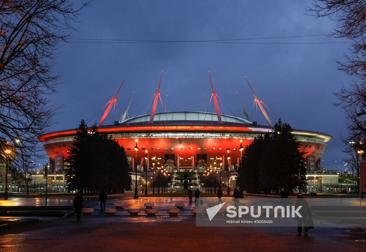 Illumination of Krestovsky Stadium