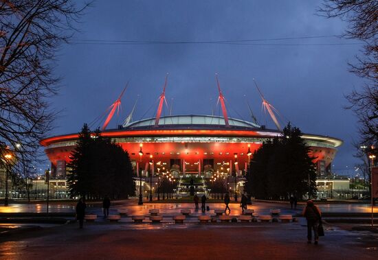 Illumination of Krestovsky Stadium
