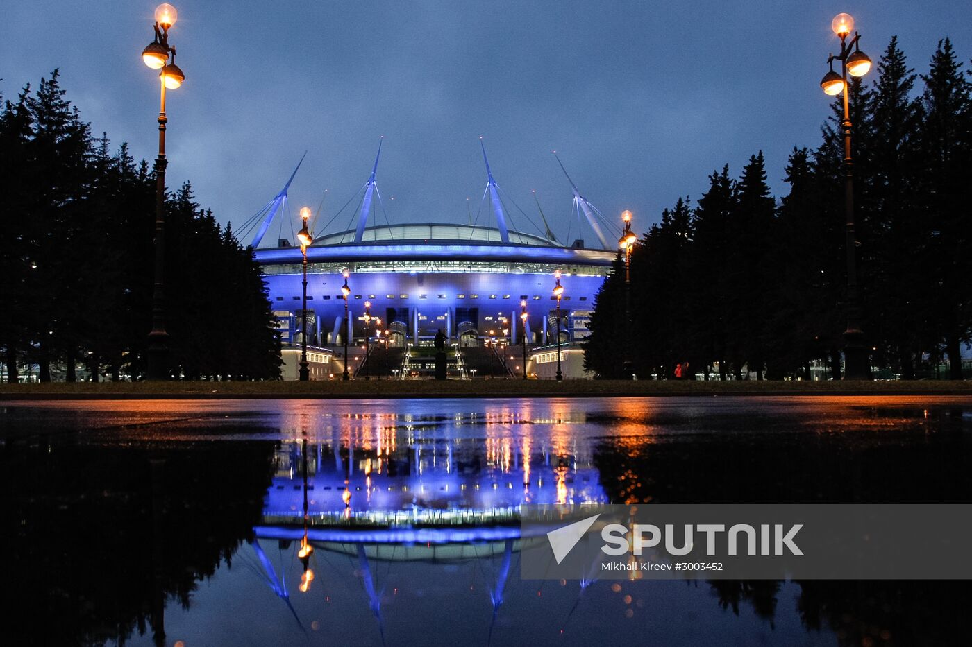 Illumination of Krestovsky Stadium