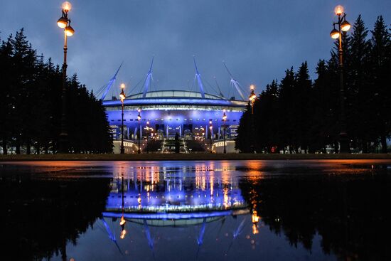 Illumination of Krestovsky Stadium