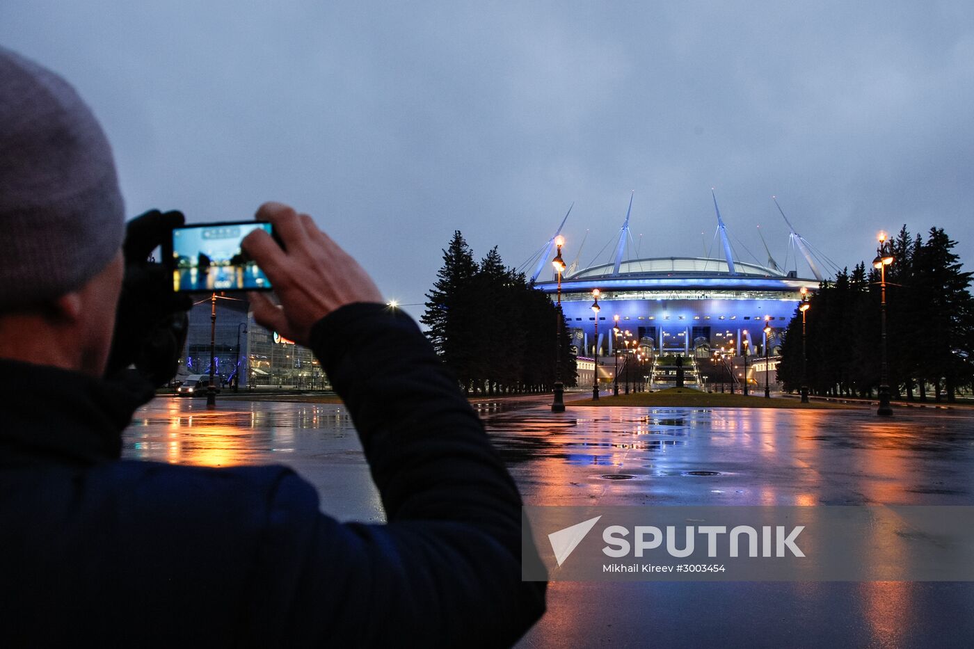 Illumination of Krestovsky Stadium