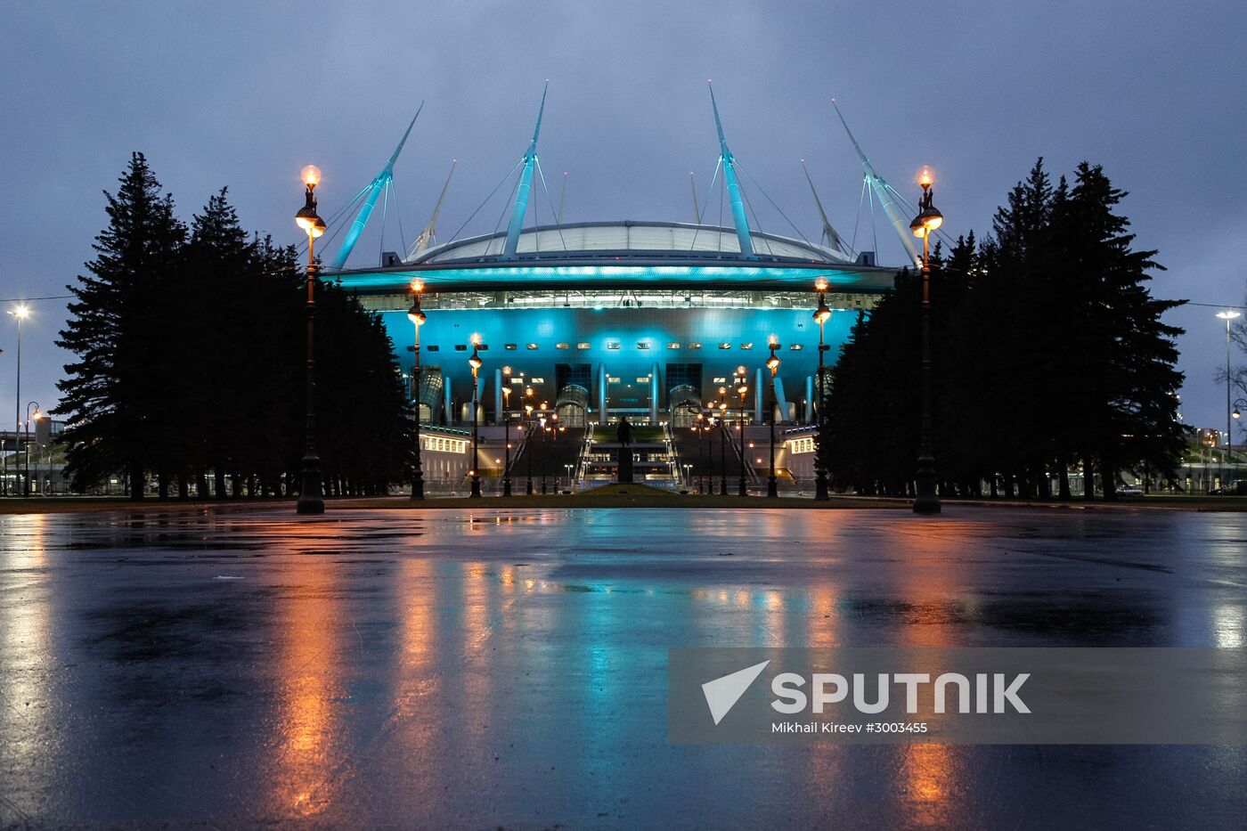 Illumination of Krestovsky Stadium