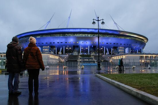 Illumination of Krestovsky Stadium