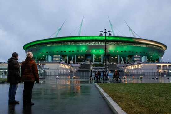 Illumination of Krestovsky Stadium