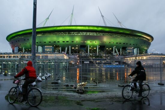Illumination of Krestovsky Stadium