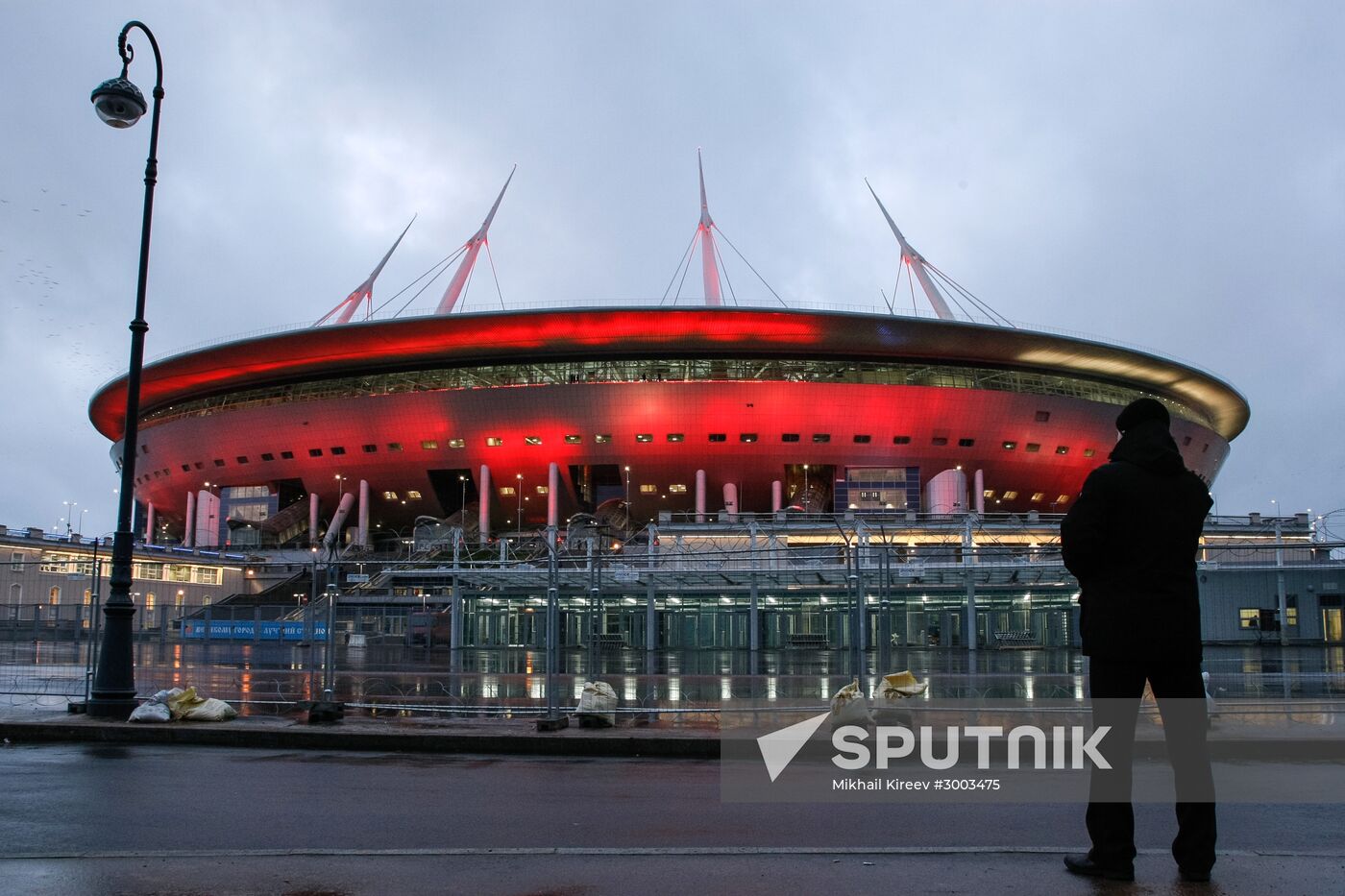 Illumination of Krestovsky Stadium