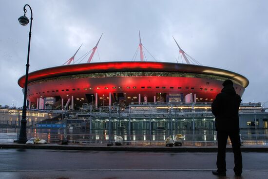 Illumination of Krestovsky Stadium