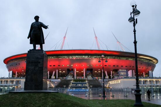 Illumination of Krestovsky Stadium