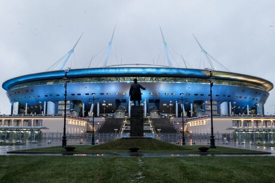 Illumination of Krestovsky Stadium