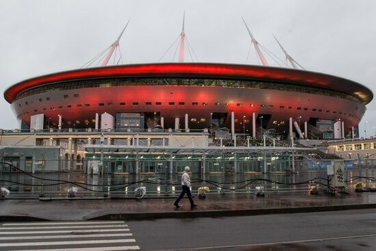 Illumination of Krestovsky Stadium