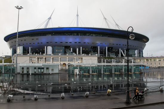 Illumination of Krestovsky Stadium