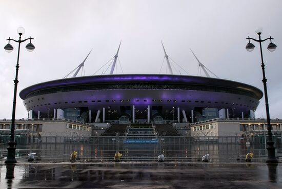 Illumination of Krestovsky Stadium