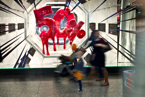 Sale at Moscow malls