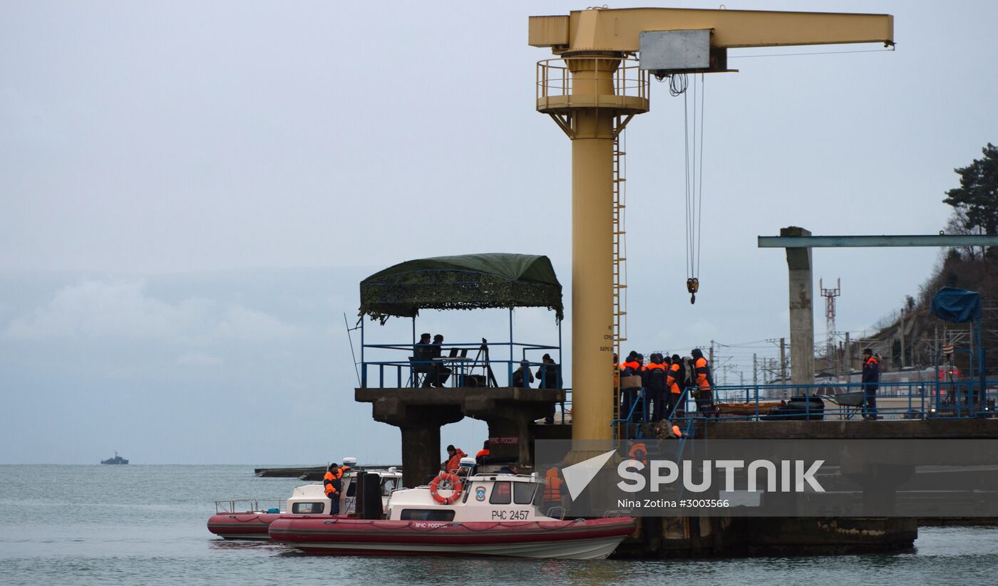 Search continues for bodies of Tu-154 crash victims in Sochi
