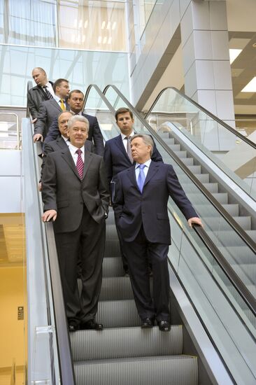 Meeting of Boris Gromov and Sergei Sobyanin