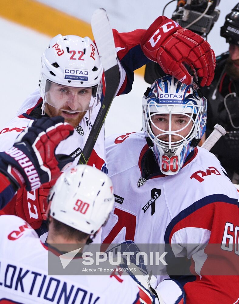Ice hockey. KHL. CSKA vs. Lokomotiv