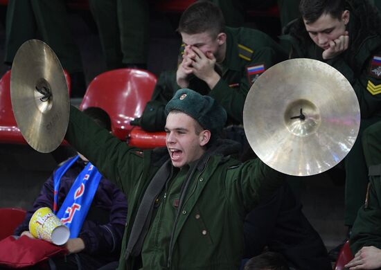 Ice hockey. KHL. CSKA vs. Lokomotiv