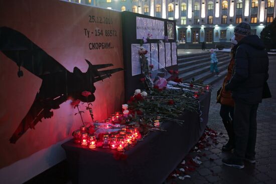 Day of Mourning for Tu-154 crash victims in Russia