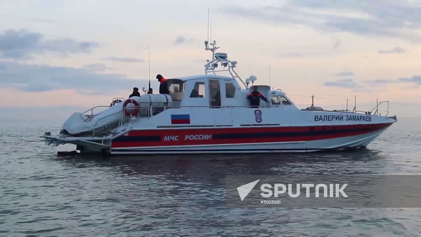 Search operations underway after Tu-154 crash in Black Sea