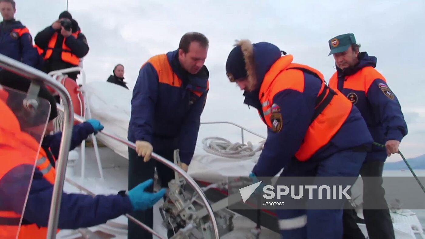 Search operations underway after Tu-154 crash in Black Sea