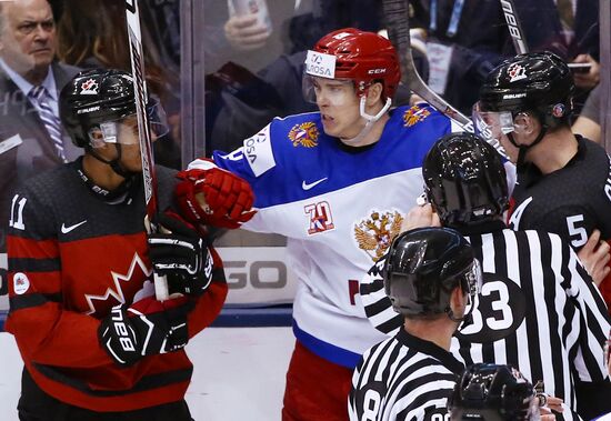 Ice hockey. World Junior Championship. Canada vs. Russia