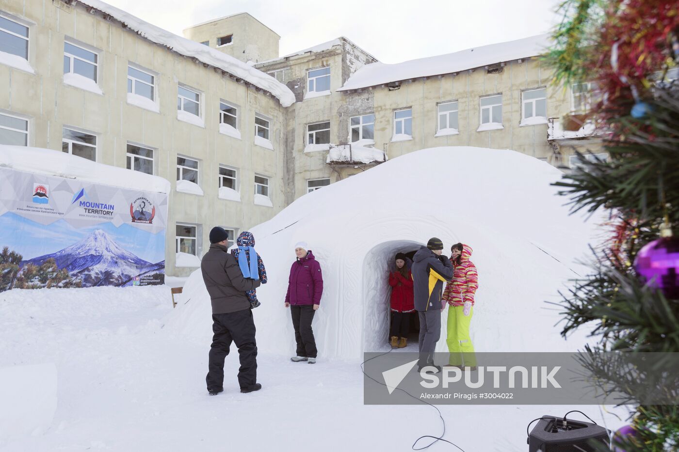 Russia' only igloo hotel unveiled in Kamchatka