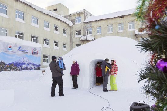 Russia' only igloo hotel unveiled in Kamchatka