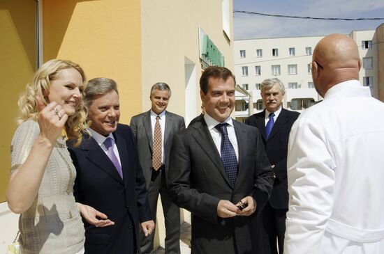 President Medvedev visits Klin