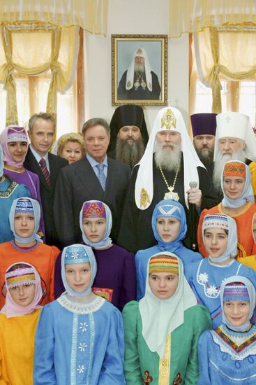Patriarch of Moscow and All Russia Alexy II in Dmitrov