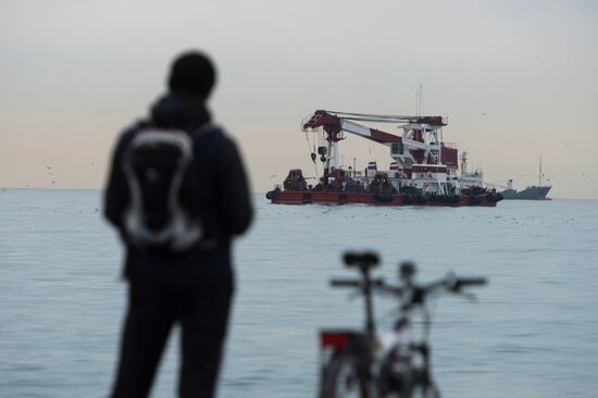 Search operations underway after Tu-154 crash in Black Sea