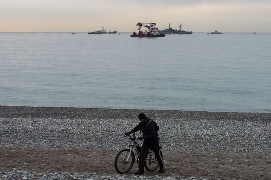 Search operations underway after Tu-154 crash in Black Sea