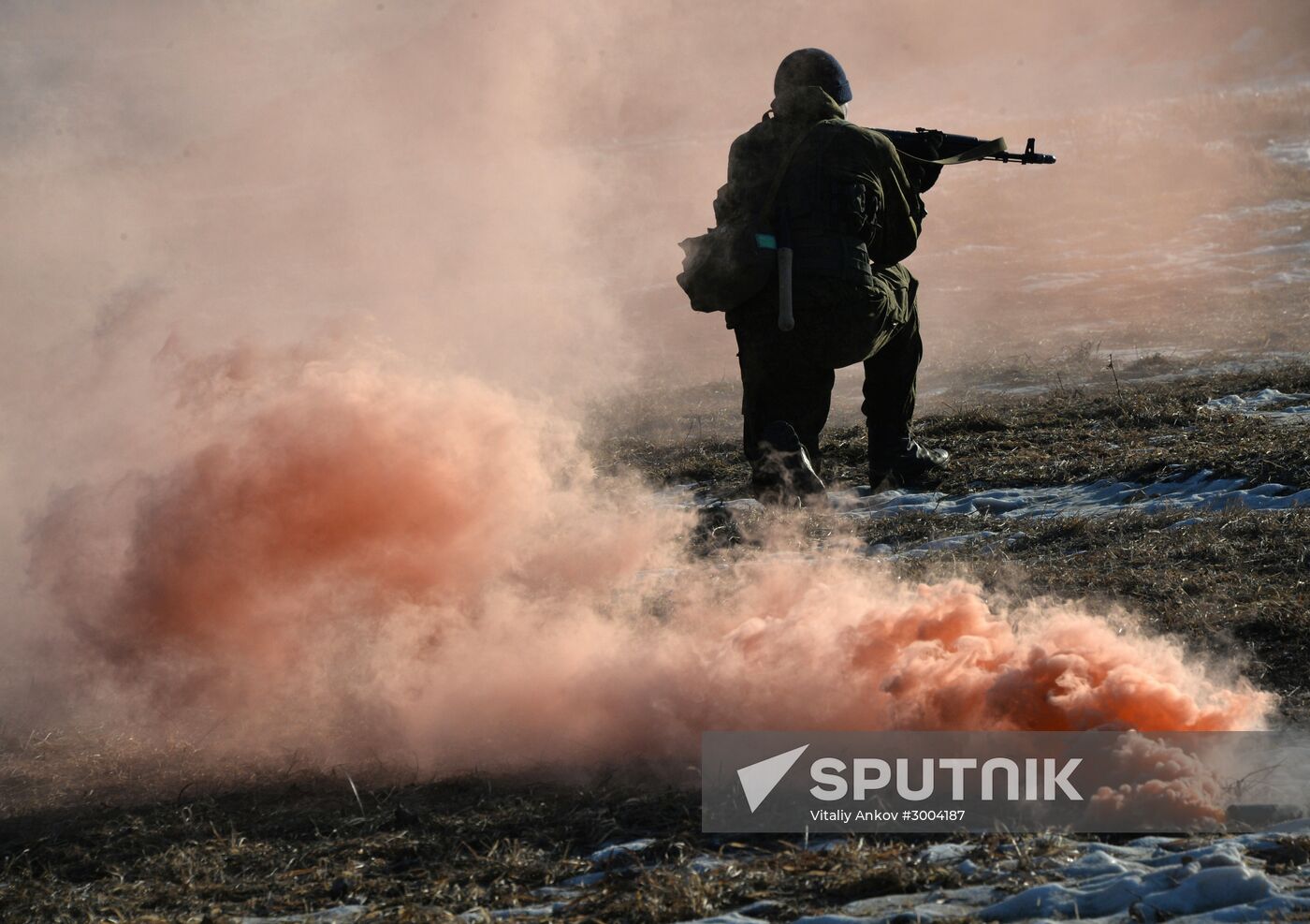 Drills for reconnaissance squadron of motorized rifle brigade of 5th combined-arms army in Primorye Territory