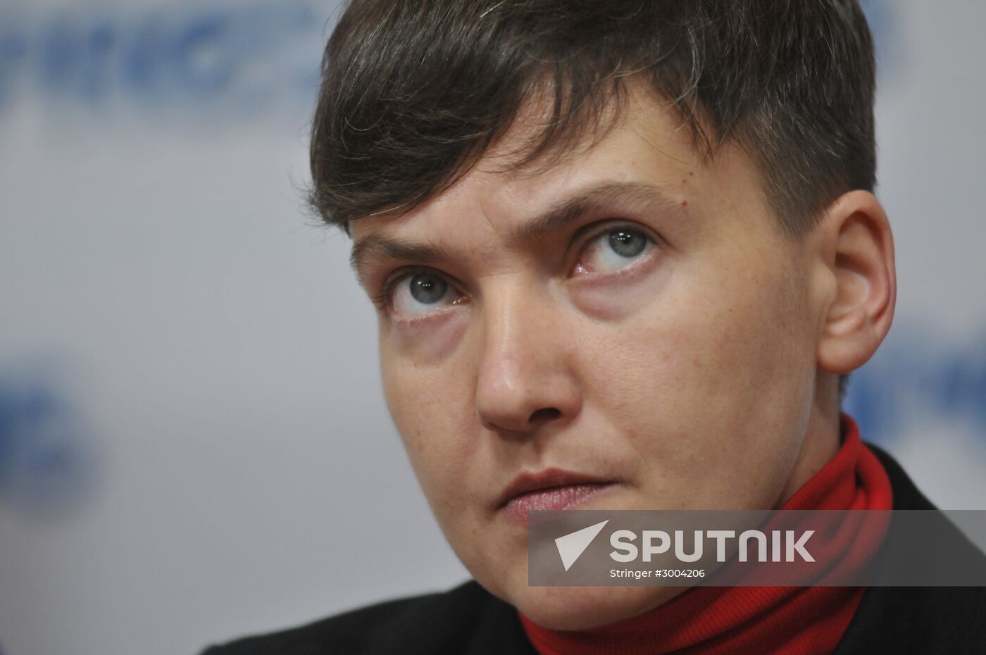 Nadezhda Savchenko gives news conference in Lviv