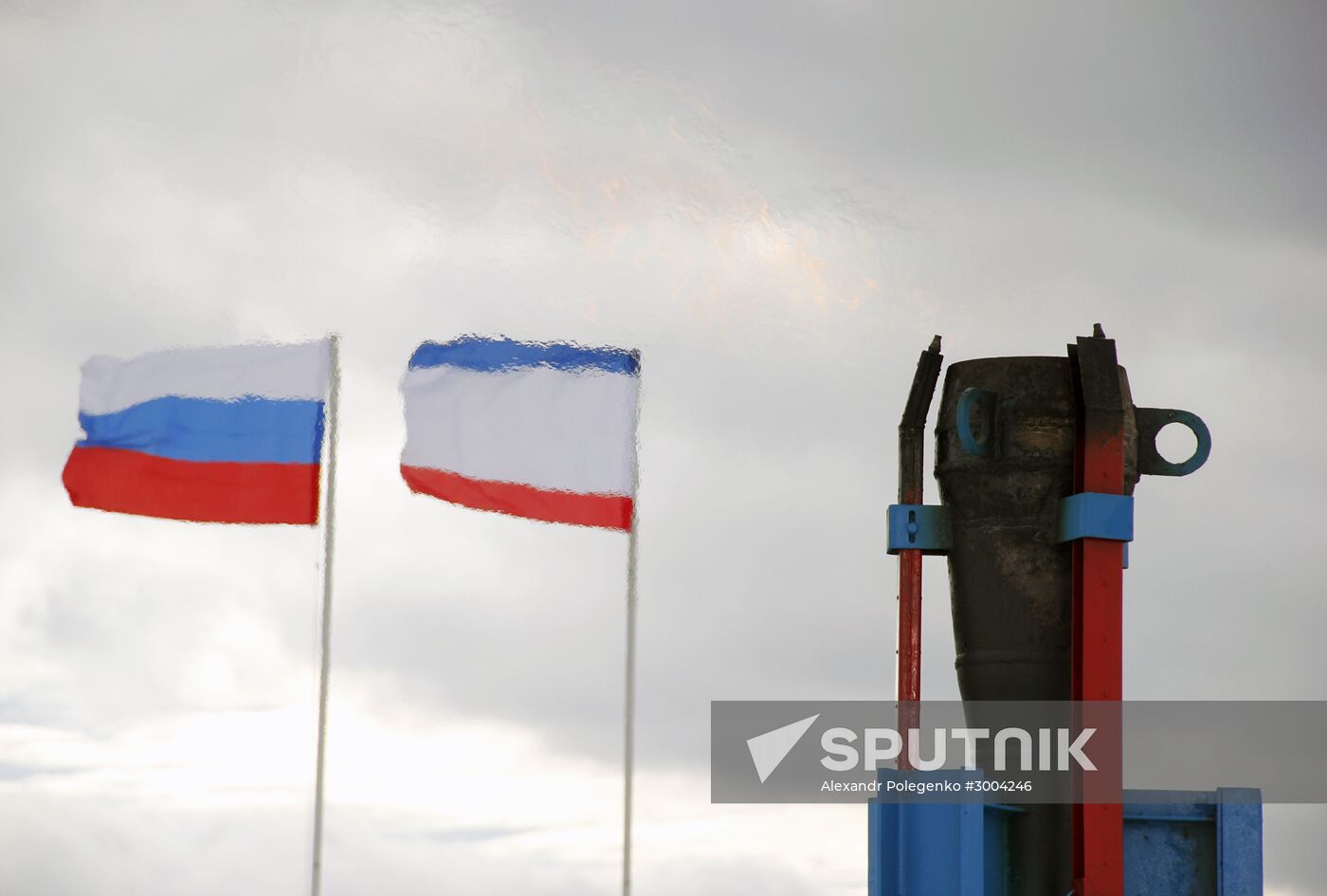 Natural gas from mainland Russia goes to Crimea