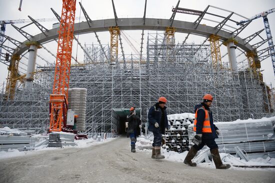 Central Stadium in Yekaterinburg renovated for 2018 FIFA World Cup