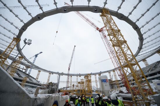 Central Stadium in Yekaterinburg renovated for 2018 FIFA World Cup