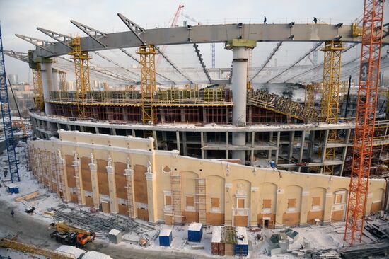 Central Stadium in Yekaterinburg renovated for 2018 FIFA World Cup