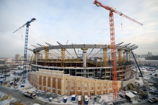 Central Stadium in Yekaterinburg renovated for 2018 FIFA World Cup