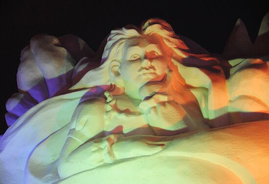 Ice town in Manchuria