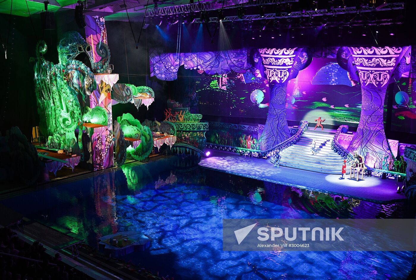 Circus show on water "Secret of Subterranean Sea"