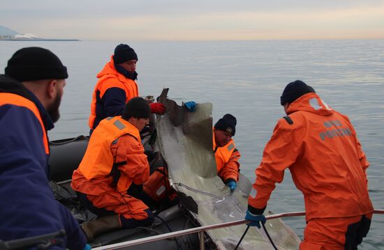 Search operation at Tu-154 crash site
