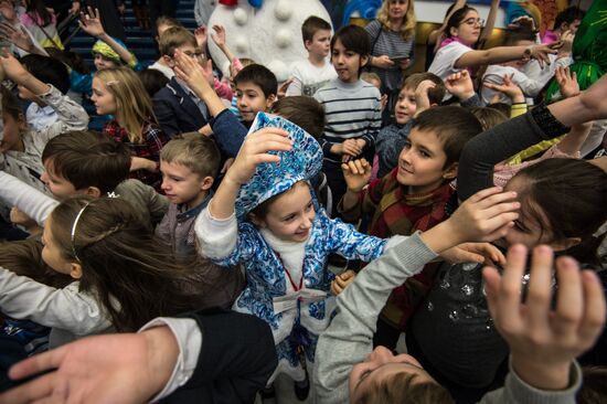 New Year's party for children at State Kremlin Palace